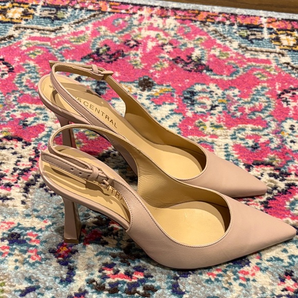 275 Central Blush Slingback Heels - Picture 2 of 3